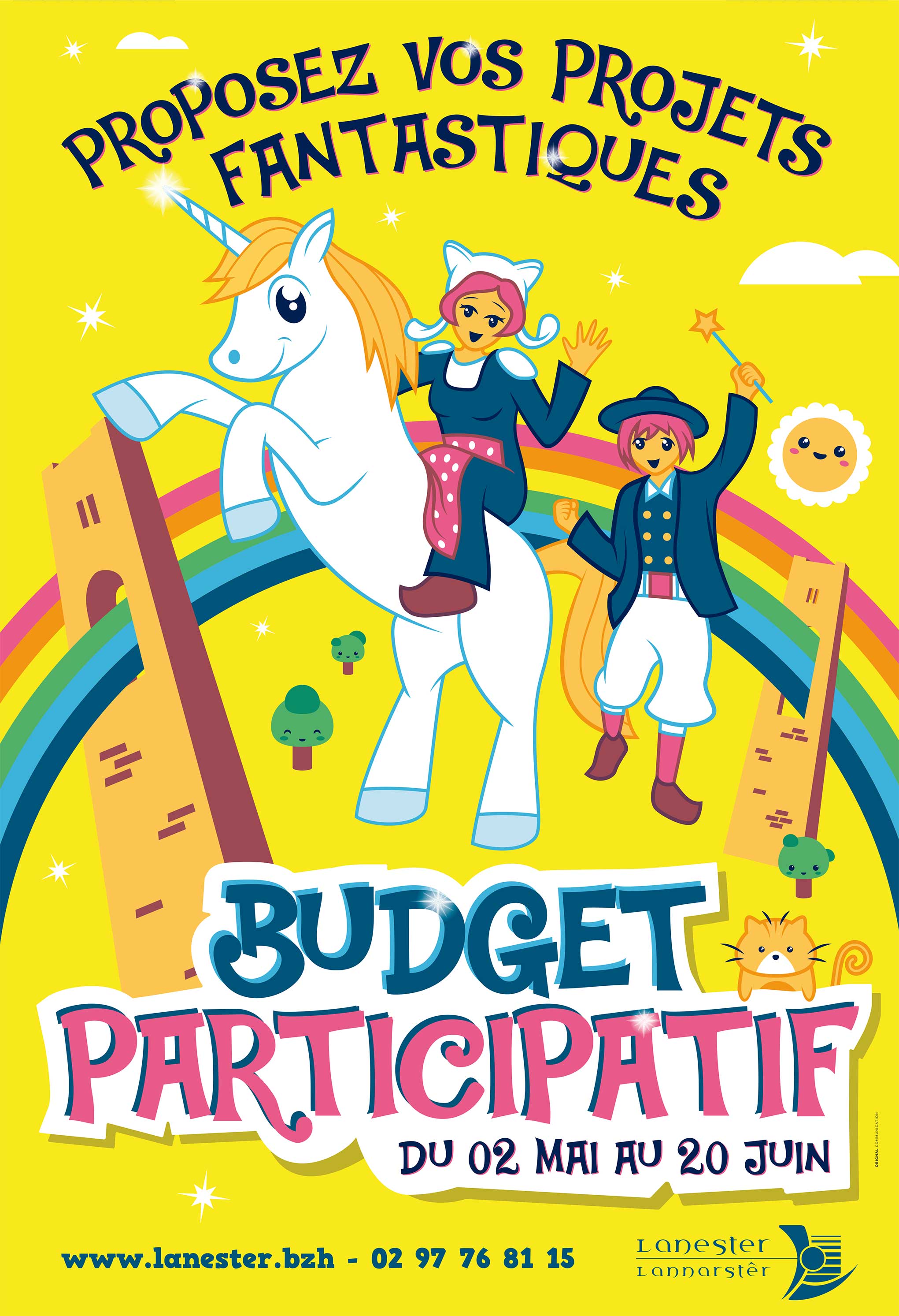 Affiche Budget participatif 2019 Lanester